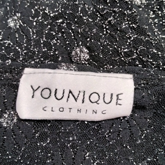 Younique Open Front With Black Tie Jacket   Size Xl - Picture 5 of 5
